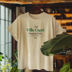 Villa Capri Italy Tennis Country Club Graphic Tee